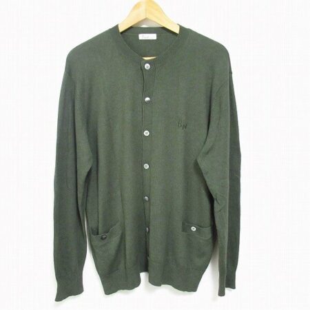 賢い雰囲気がある｜パパスのカシミヤカーディガンを買取しました！