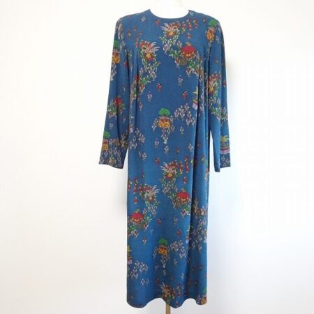 詩仙堂の定番！和柄×ロングのワンピースを買取しました