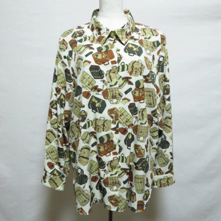 【レリアン お買取情報】ワクワクするバッグ柄のシャツ