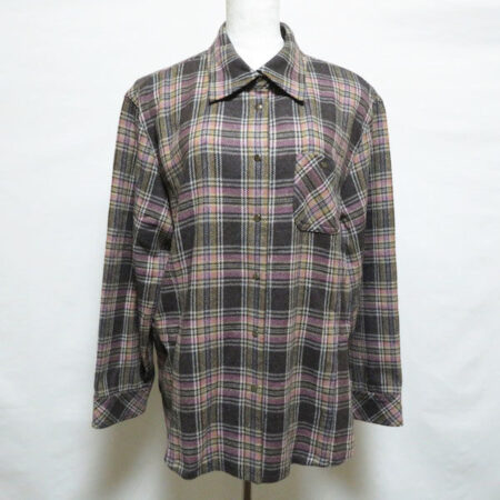 レリアンのチェックシャツを買取しました！ブラウンとピンクが素敵