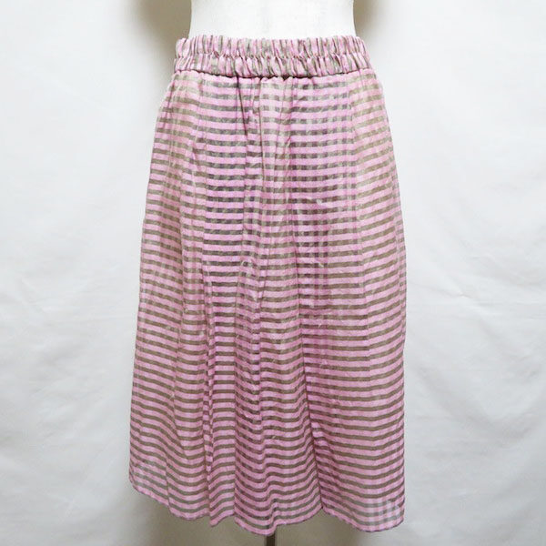 ミラショーンのスカートを買取しました｜ピンク×ベージュのボーダー