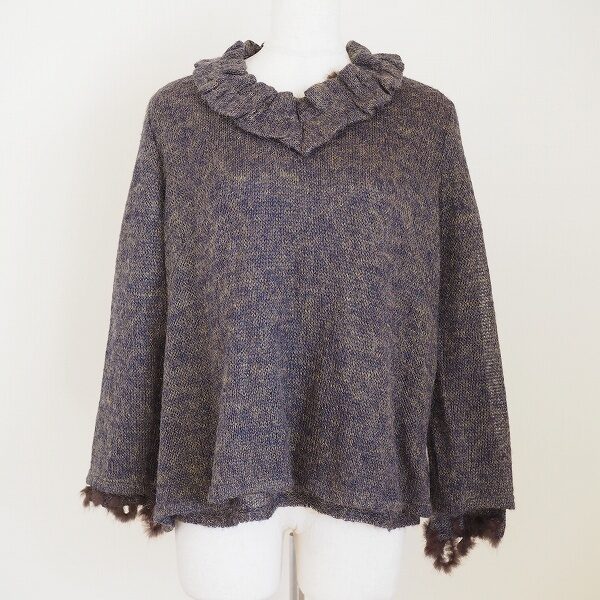 ユキコハナイのニットを買取しました！紫とゴールドのバランスがいい