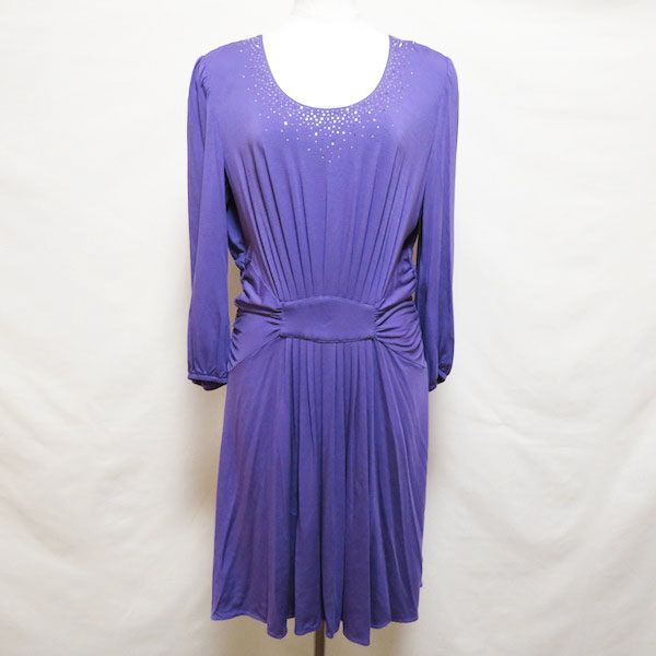 【伊太利屋 お買取情報】紫がとにかく綺麗なワンピース