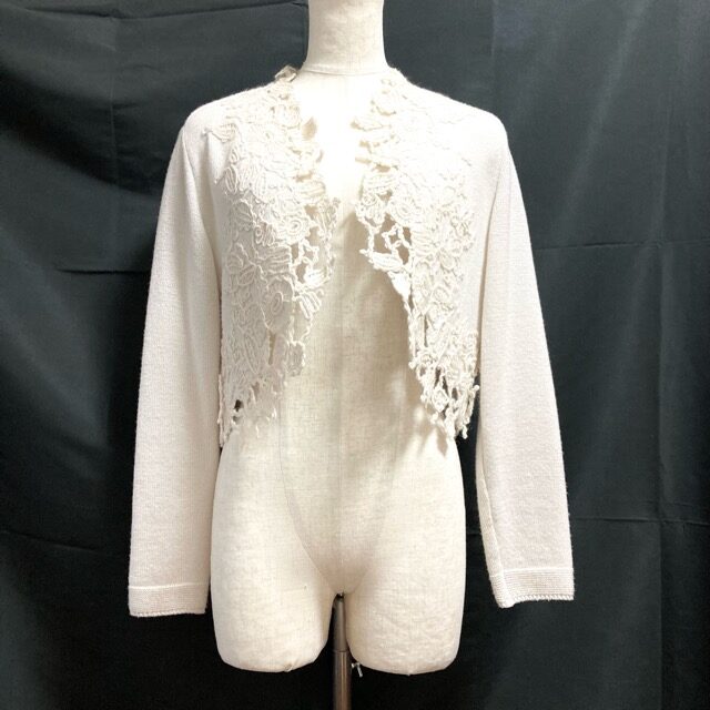 ユキトリイのカーディガンを買取しました!花モチーフが繊細