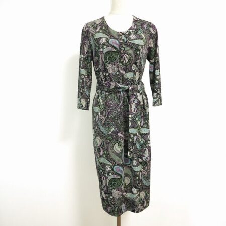 豪華なペイズリーにやられる ハナエモリのワンピースを買取しました