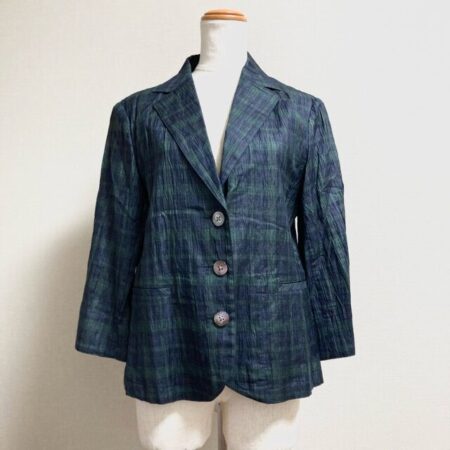 紺×緑が嬉しい マドモアゼルノンノンのジャケットを買取しました