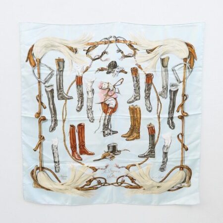 【エルメス】カレ 90 ブーツについて スカーフを買取しました