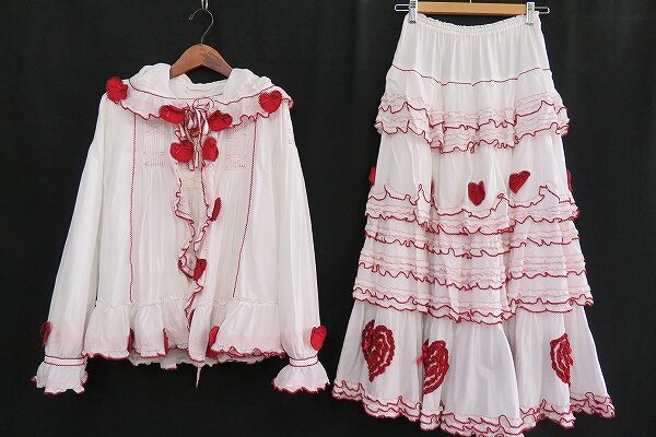 ピンクハウスのセットアップを買取しました！ハートモチーフが可愛い