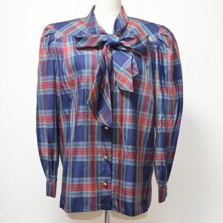 ボウタイ×チェックが可愛い レリアンのブラウスを買取しました