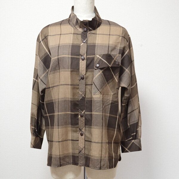 大きめチェックが魅力 レリアンのカットソーを買取しました