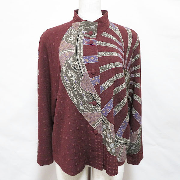 詩仙堂のシャツを買取しました！ボルドーとスタンドカラーでカッコよさもある