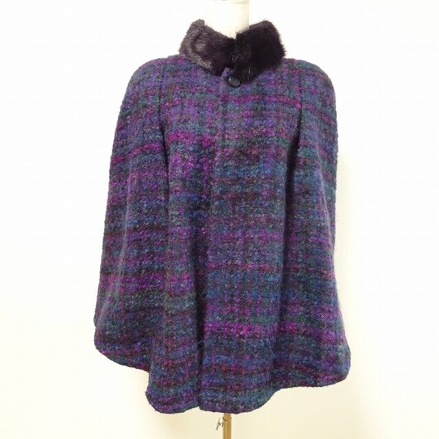 紫が綺麗なジュンアシダのケープを買取しました