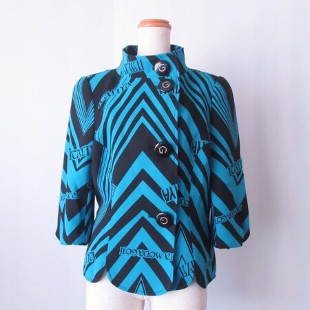 伊太利屋のターコイズブルーが美しいジャケットを買取しました