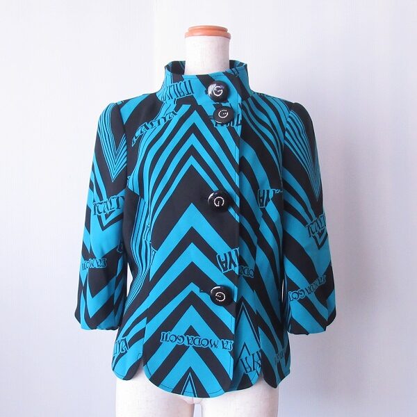 伊太利屋のターコイズブルーが美しいジャケットを買取しました