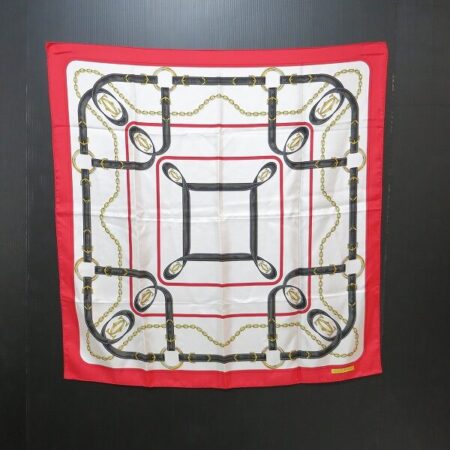 ベルト柄 カルティエのスカーフを出張買取ご利用のお客様より買取しました