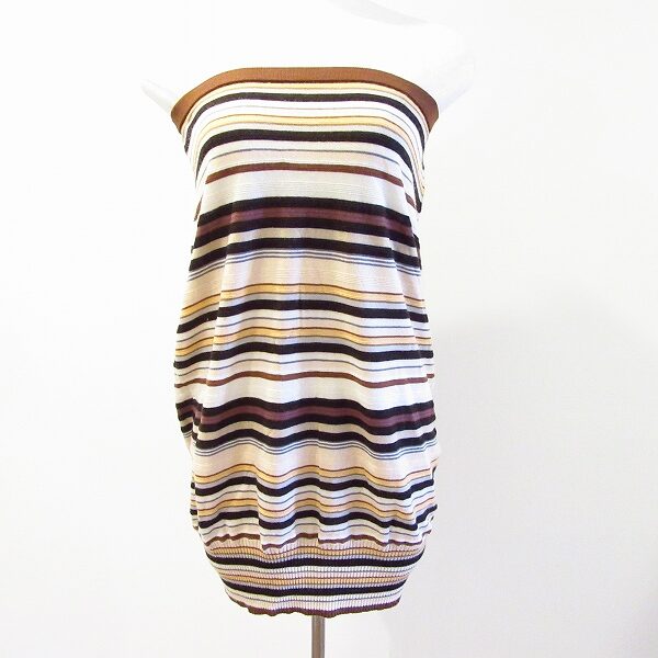 シックなボーダーが素敵 ミッソーニ ベアトップ スカートを買取しました