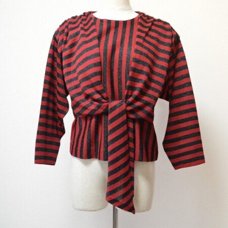 斉藤都世子のニットを買取しました！赤×黒ボーダーがカッコ可愛い