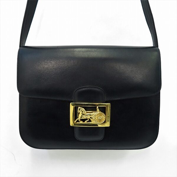 馬車金具がスマート！セリーヌのショルダーバッグを買取しました
