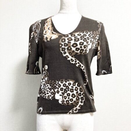 散らばるヒョウがかっこいい 伊太利屋のカットソーを買取しました