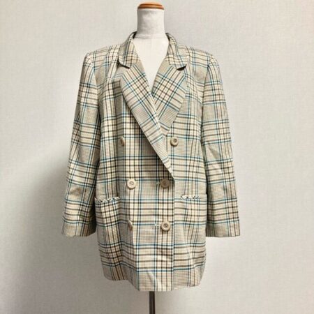 レリアンのジャケットを買取しました！チェックがさわやか