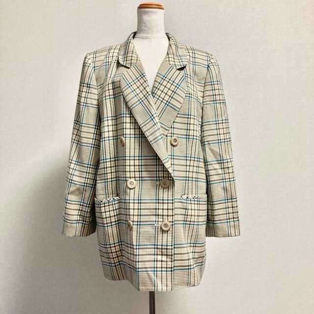 レリアンのジャケットを買取しました！チェックがさわやか