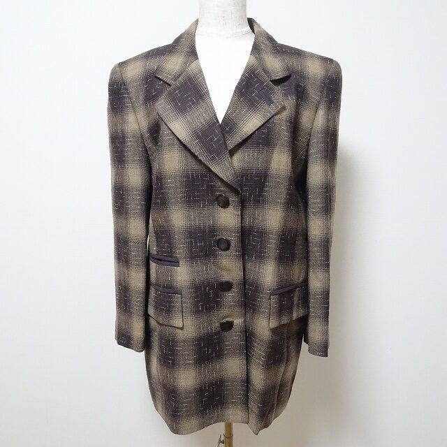 チェック具合が様になる！レリアンのジャケットを買取しました