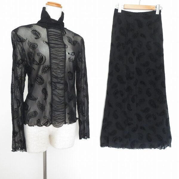 ほんのりチラつくペイズリー柄!イタリヤのセットアップを買取しました