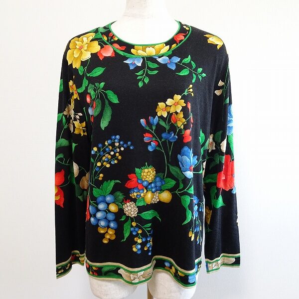 レオナールの花柄と果物柄が美しいカットソーを買取しました