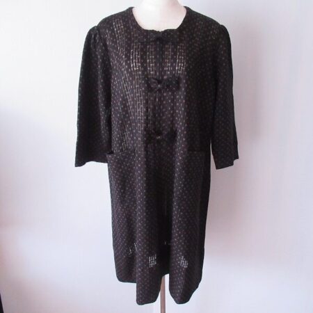黒とドットが可愛い 斉藤都世子のワンピースを買取しました