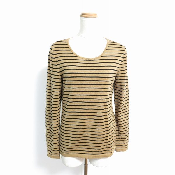 細身のボーダーでスッキリと！レリアンのカットソーを買取しました