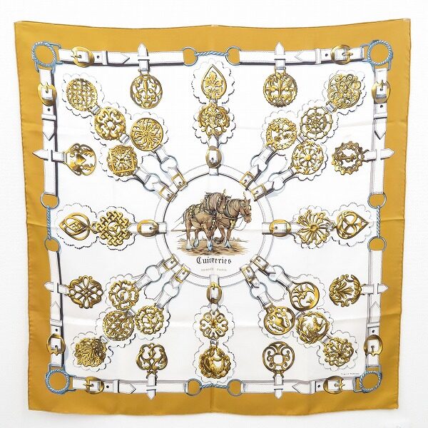 エルメスのスカーフを出張買取ご利用のお客様より買取しました