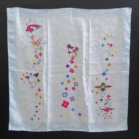 【ルイヴィトン スカーフを買取しました】村上隆 フラワーハットマン プティパンダ オニオンヘッド