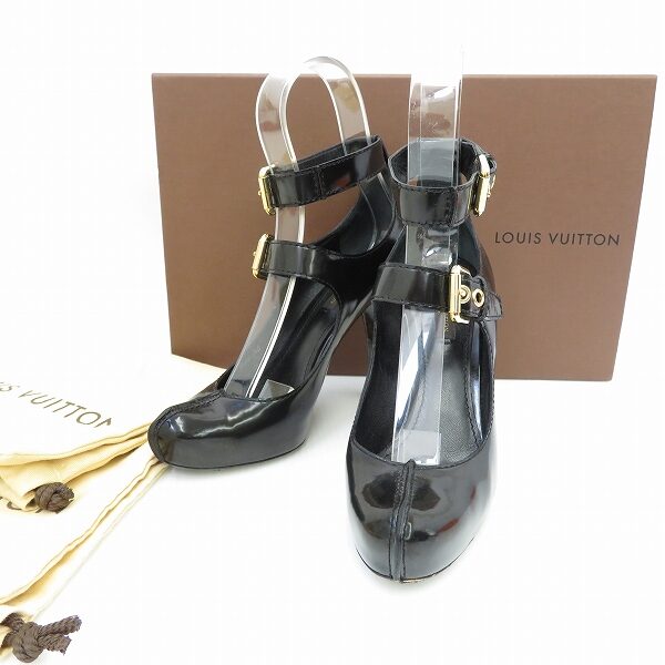 ベルト×ピンヒールのレア感｜ルイヴィトンのパンプスを買取しました