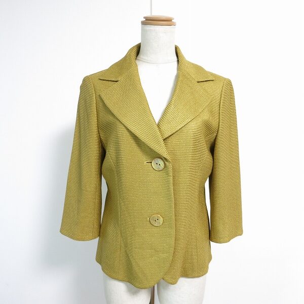 レリアンの黄土色ジャケット9号を買取させて頂きました