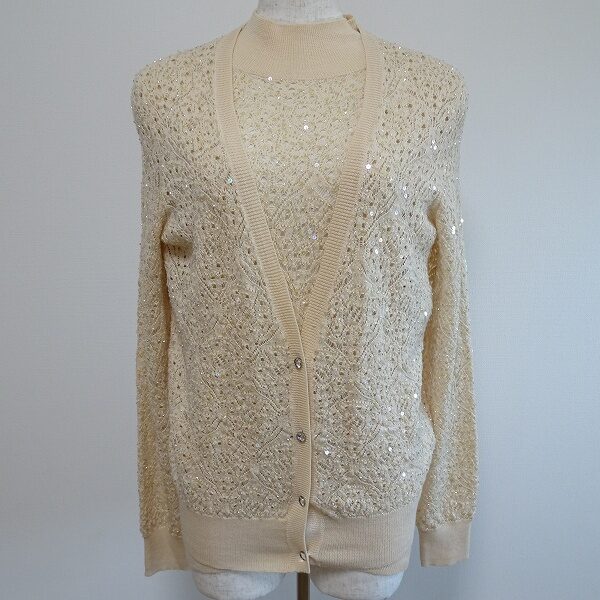 きらきらが美しく眩しい 伊太利屋のアンサンブルを買取しました