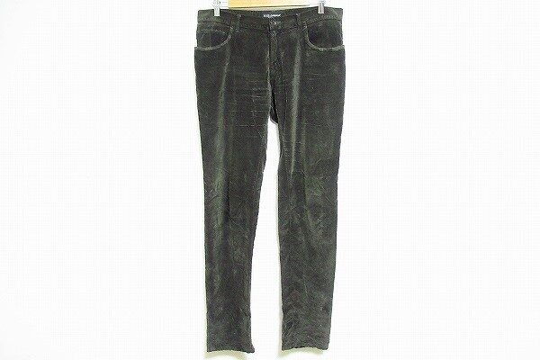 ベロアとカーキのハーモニー ドルチェ＆ガッバーナのパンツを買取しました