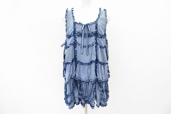 ピンクハウスのチュニックベストを買取しました！涼しいブルーがGOOD