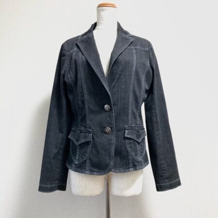 ブラックデニムでハードにカッコよく！レリアンのジャケットを買取しました