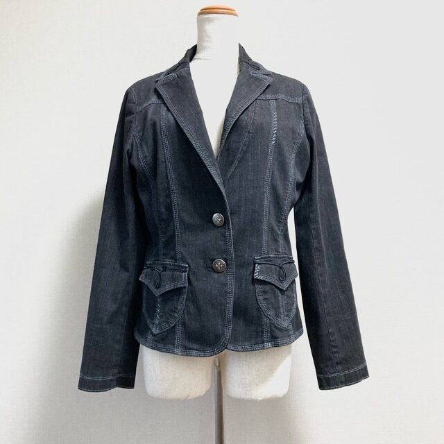 ブラックデニムでハードにカッコよく！レリアンのジャケットを買取しました