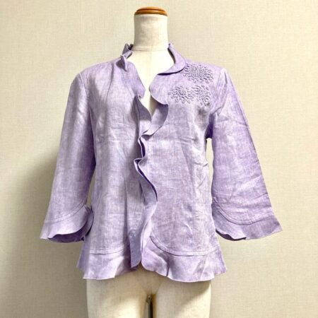 ラベンダー色が美しい レリアンのジャケットを買取しました