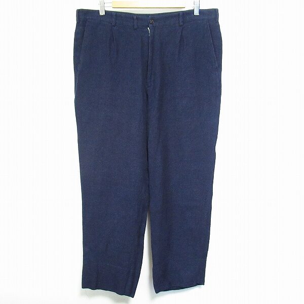 パパスのパンツを買取しました！紺×麻でゆったり