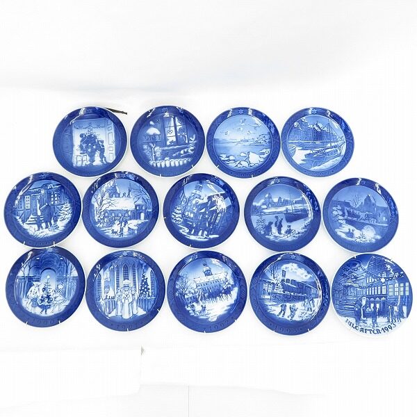 上品青が美しい ロイヤルコペンハーゲンのプレート皿を買取しました