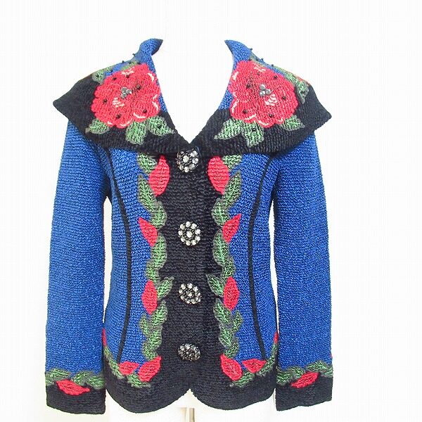 花とビジューのコラボが眩しい ノコオーノのジャケットを買取しました