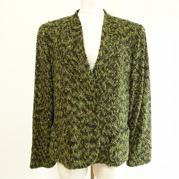 緑系ツイードで攻める ジュンアシダのジャケットを買取しました