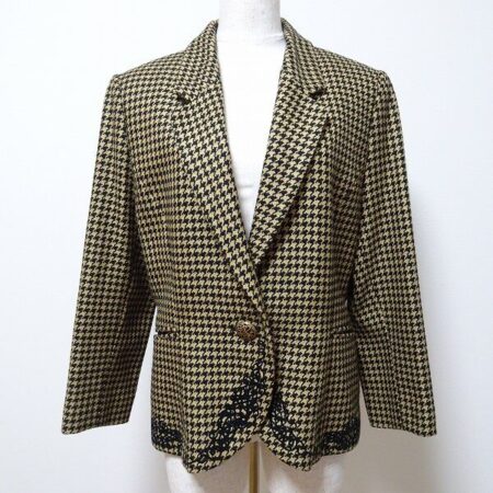 千鳥格子がクール エルミダのジャケットを買取しました