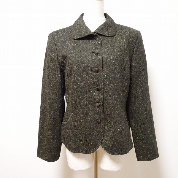 ツイード シルク混でロイヤルな女性に レリアンのジャケットを買取しました