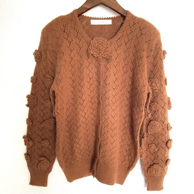 出張買取にてインゲボルグの花モチーフカーディガンを買取しました