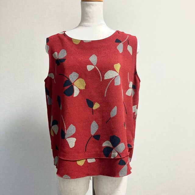 ノースリーブ×和柄でしっとりと 詩仙堂のカットソーを買取しました