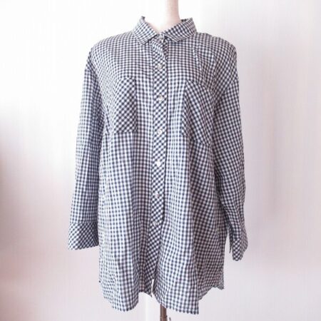 レリアンのギンガムシャツを出張買取にて買取しました