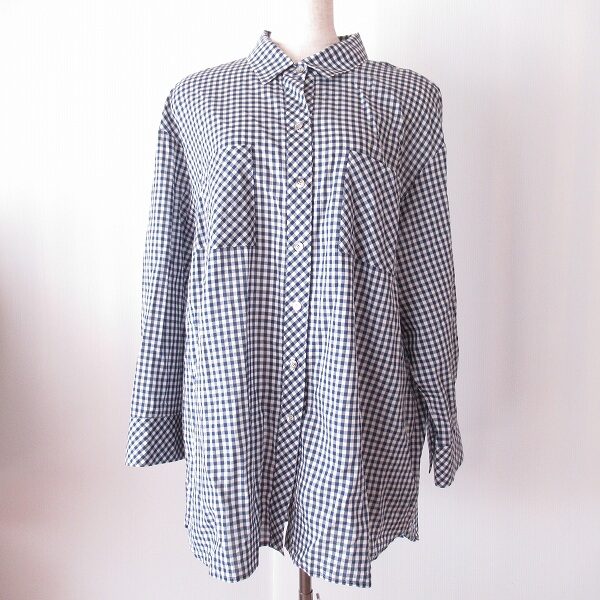 レリアンのギンガムシャツを出張買取にて買取しました
